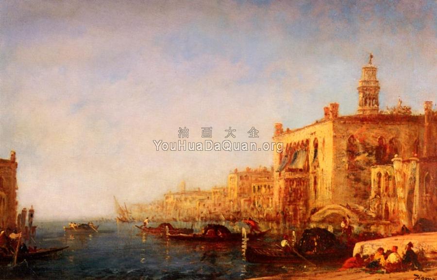 Venice, the Grand Canal - 菲利克斯·泽姆